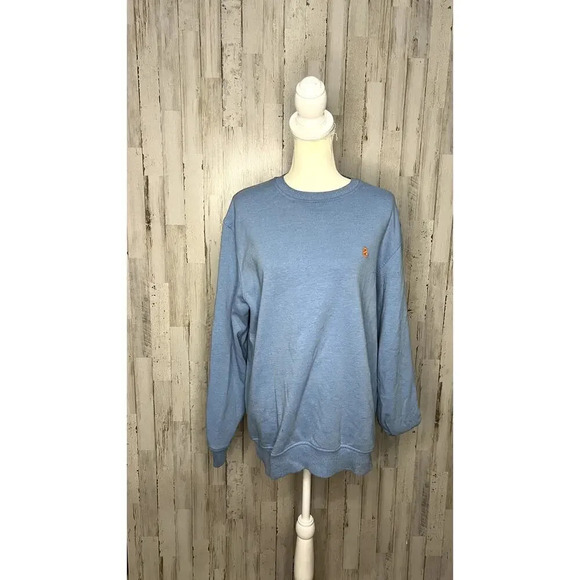 IZOD Men's Performance Stretch Fleece‎ Sweatshirt Light Blue Size Medium - Picture 1 of 5